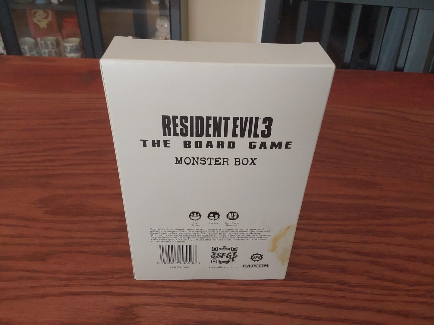 Resident Evil 3 Board Game Monster Box Steamforged Games Kickstarter