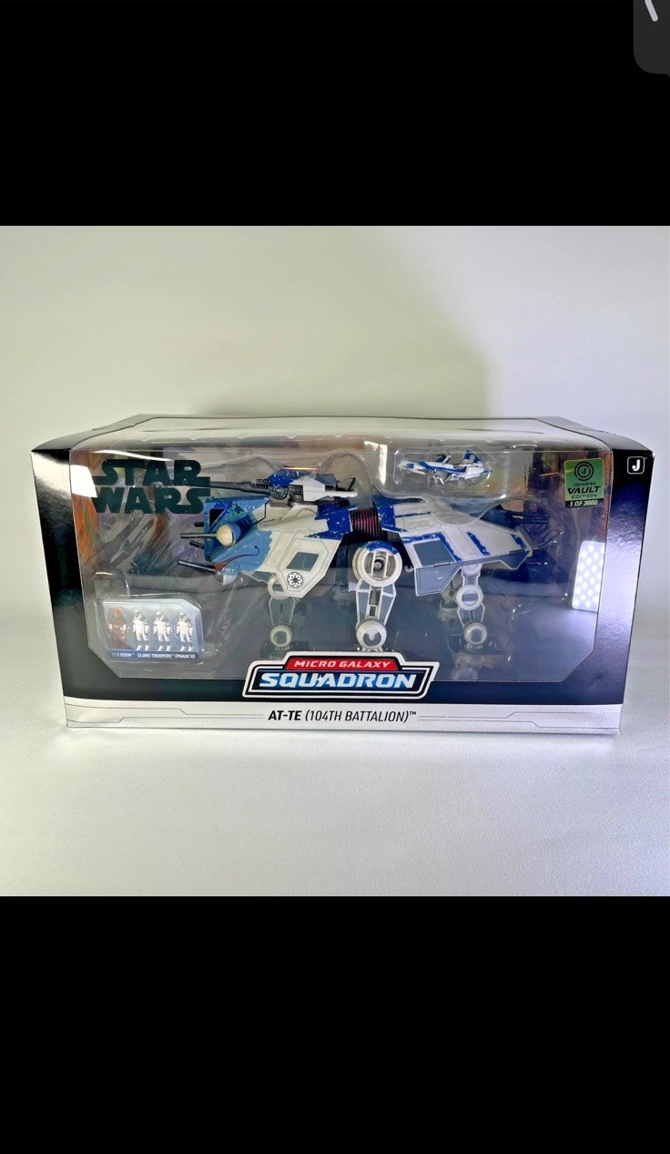 Star Wars Micro Galaxy Squadron AT-TE 104th Battalion | Jazwares Vault | 1/3000