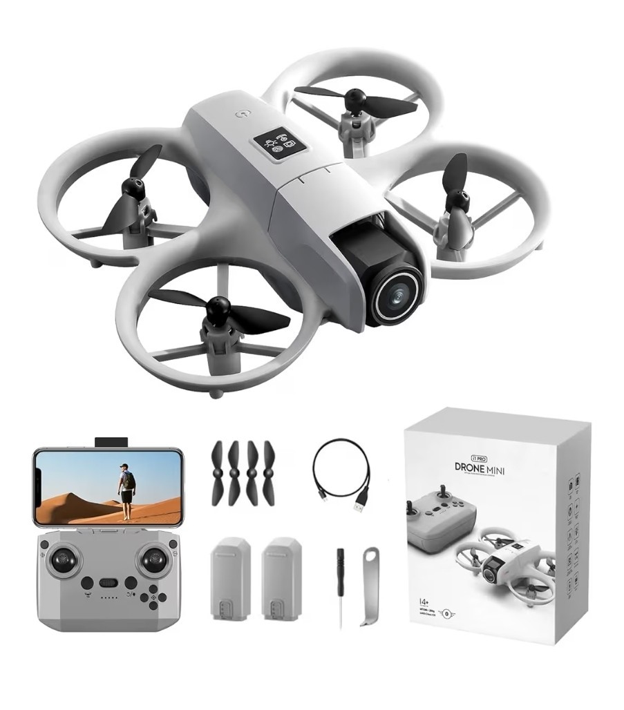 Drone with HD Camera for Adults, 360° Rolling One-Key Takeoff/Landing, Headless