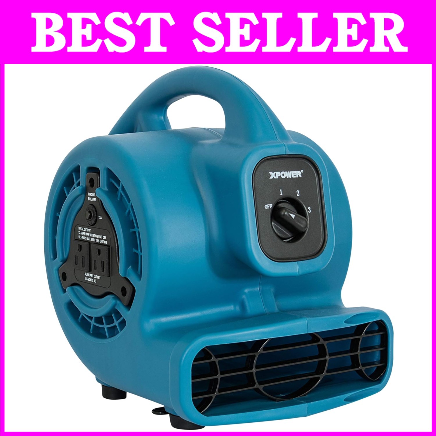 Portable Centrifugal Carpet Dryer - Daisy Chainable