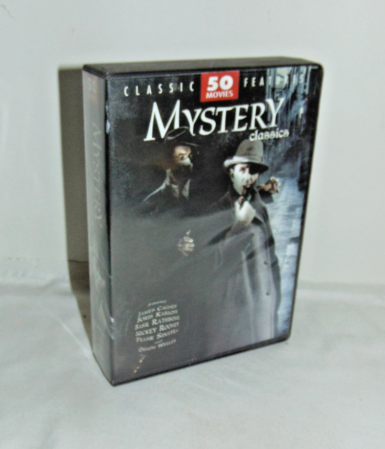 MYSTERY CLASSICS 50-MOVIES 12-DISC DVD SET CAGNEY MILL CREEK ENTERTAINMENT 2009