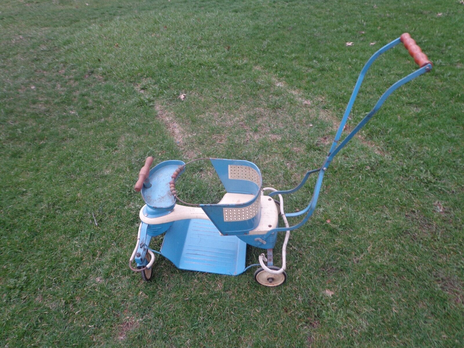 Antique Vintage Blue Taylor•Tot Stroller and Walker