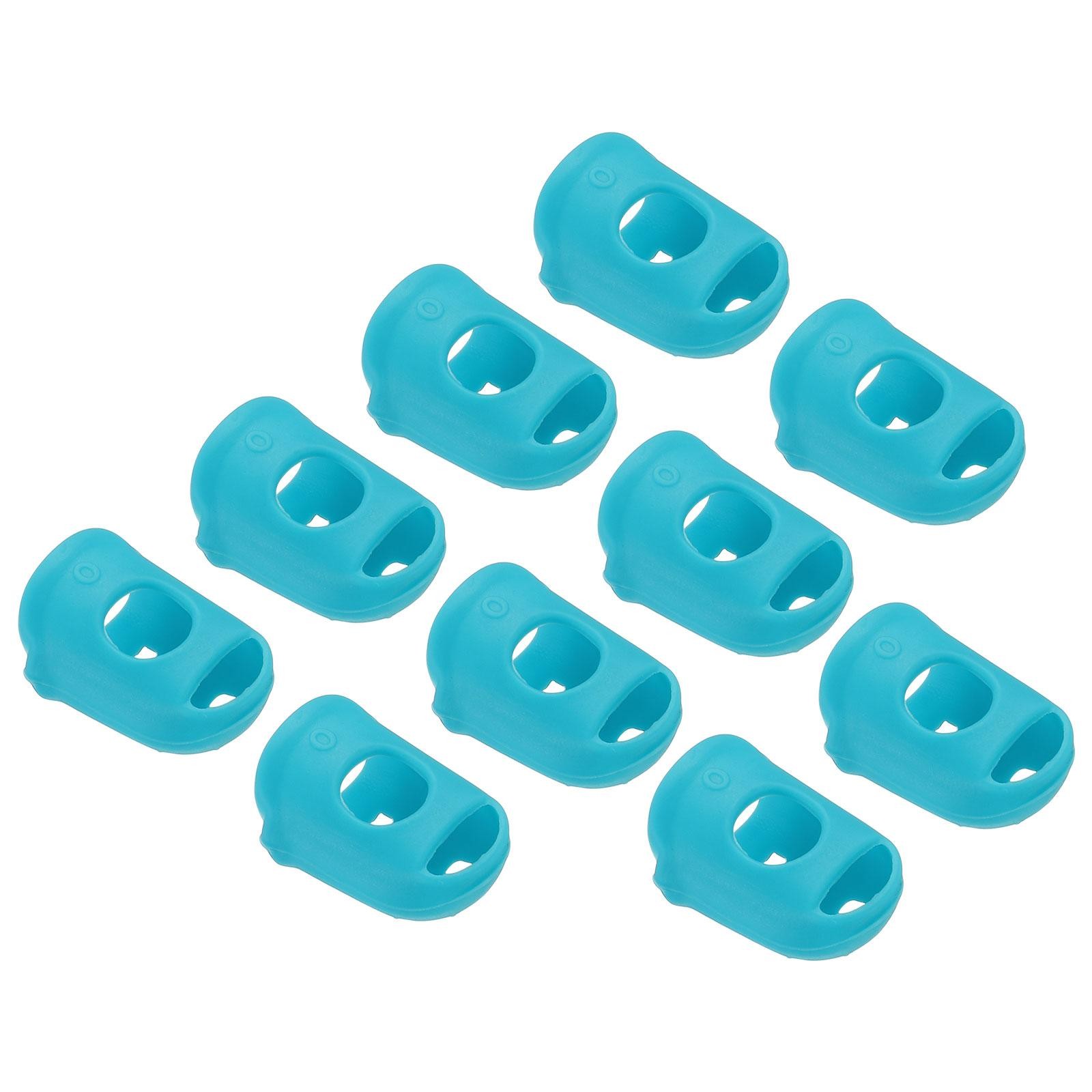 Finger Tip Anti-slip Protection Fingertips 20 Pieces Light Blue