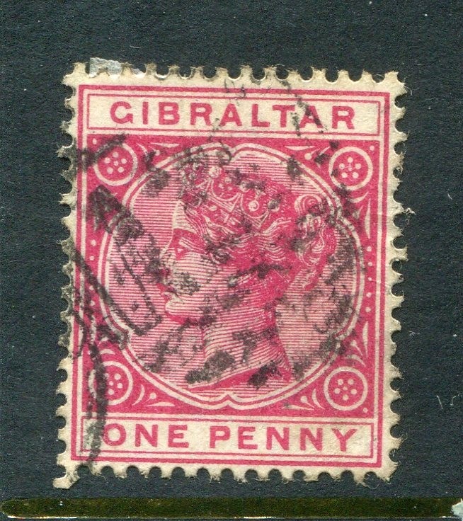 Gibraltar #8 Victoria 1 P. [Used]