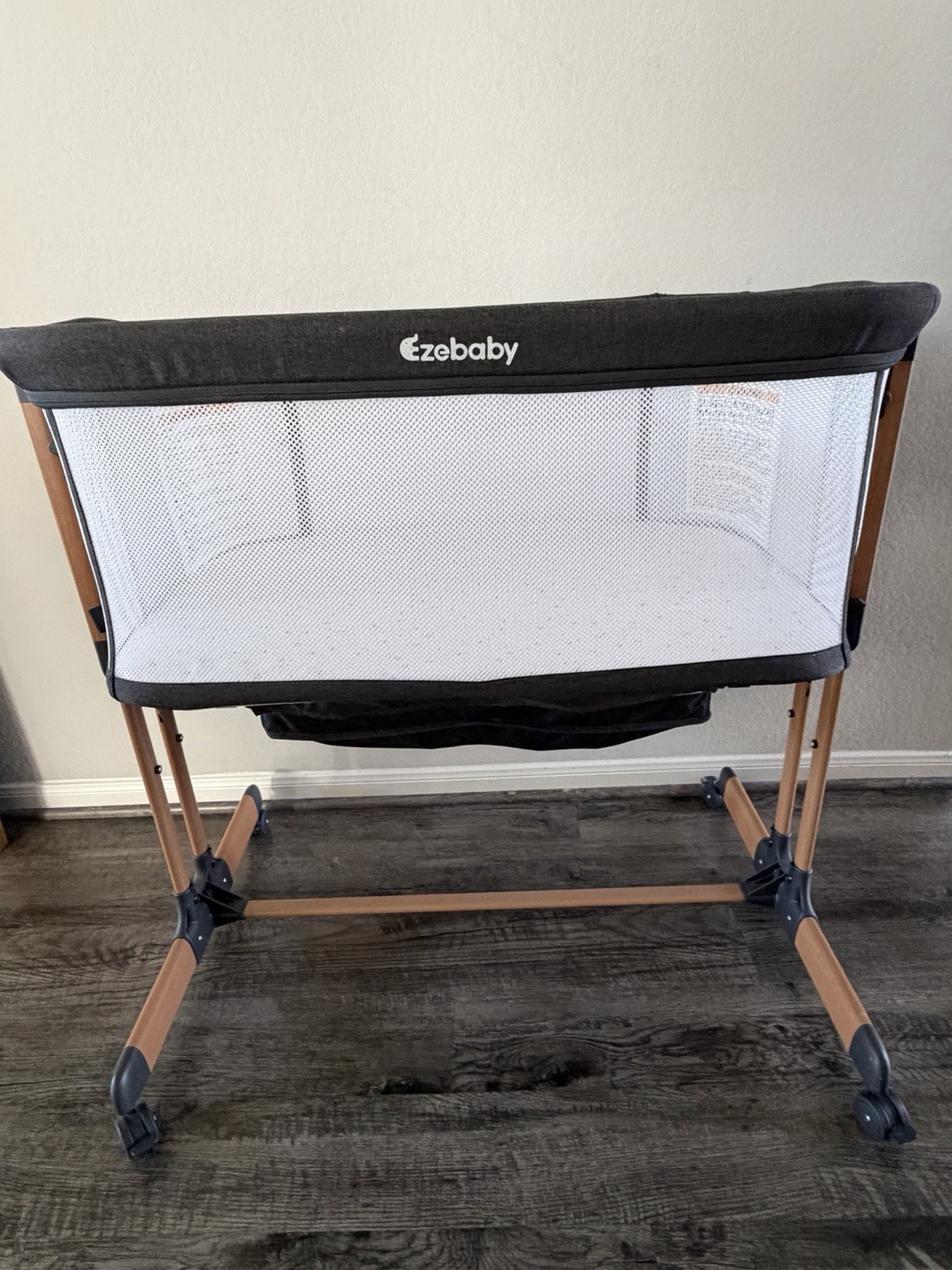 Ezebaby 3-in-1 Baby Bassinet, Rocking Baby Bassinets Bedside Sleeper, Adjustable