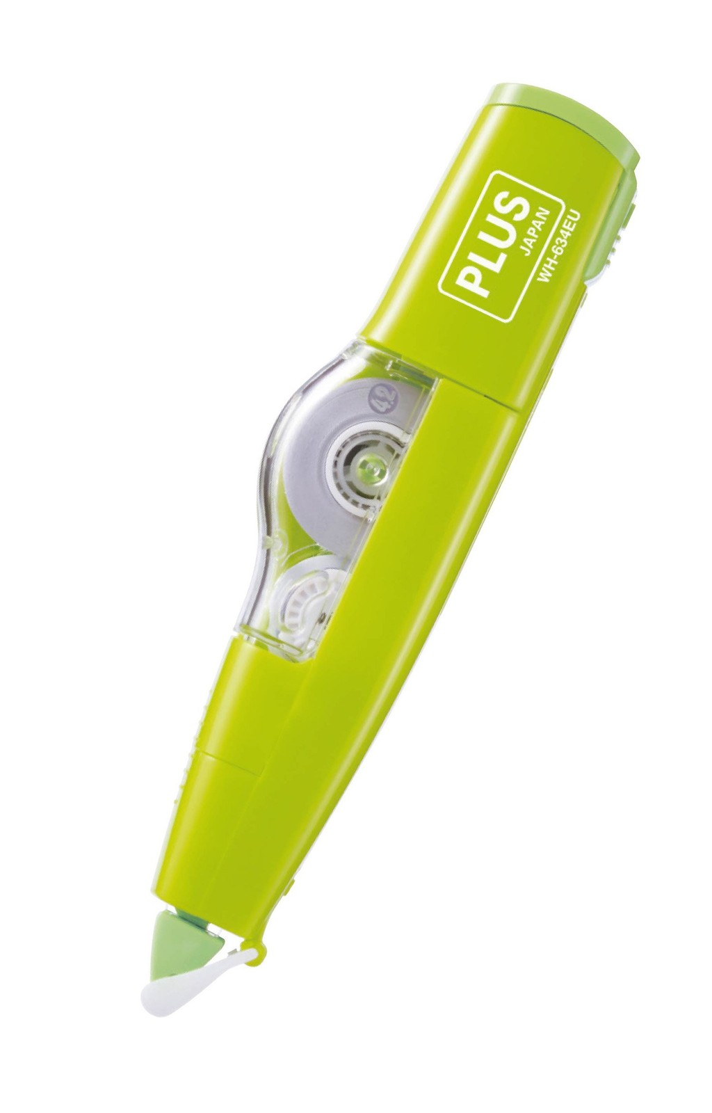 Plus Japan 6 m x 4.2 mm Refillable MR Pen Style Correction Tape - Green, 49187
