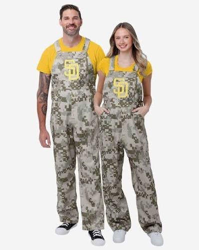 New XXL PADRES Overalls
