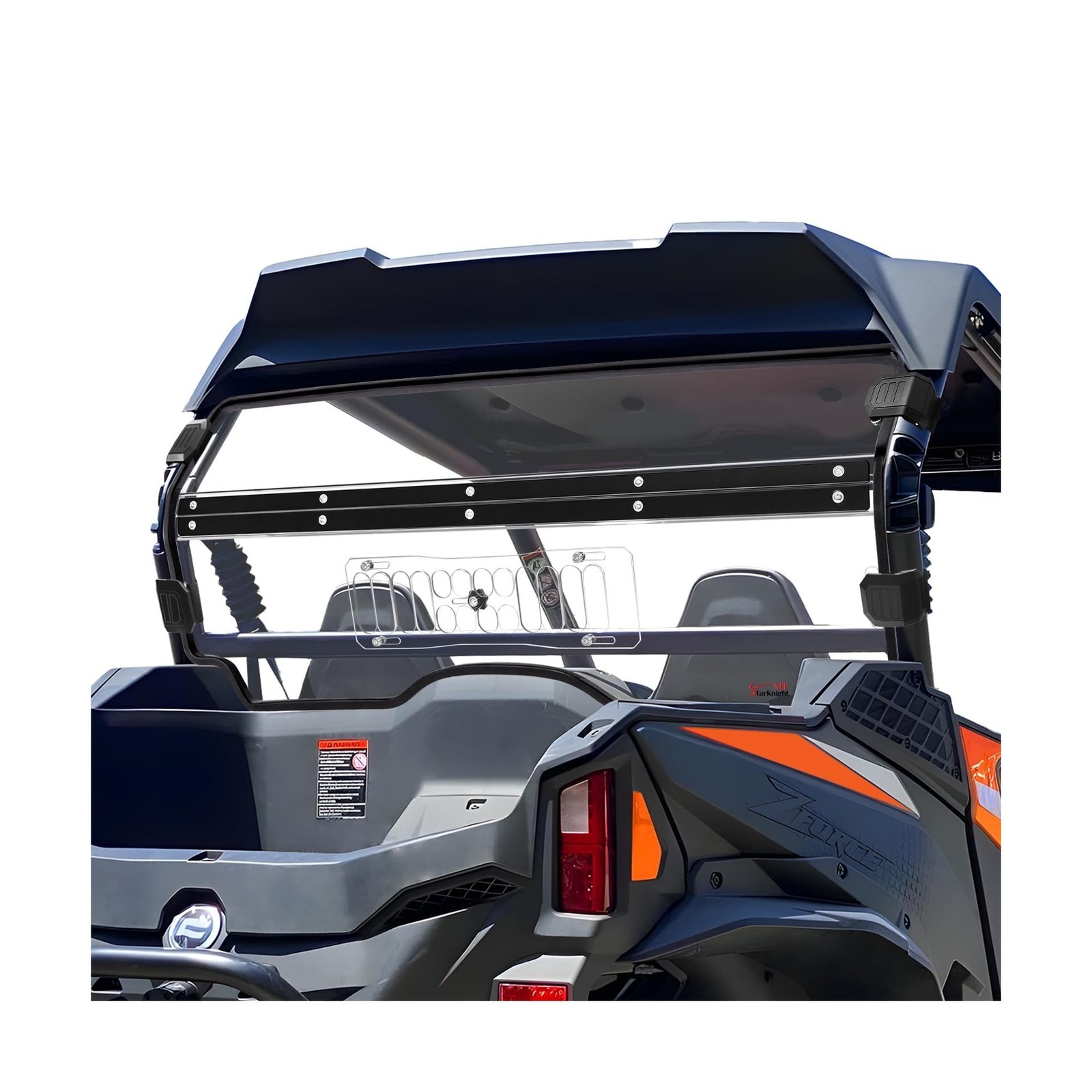 StarknightMT Vented ZForce Rear Windshield Compatible With 2023-2026 CFmoto Z...