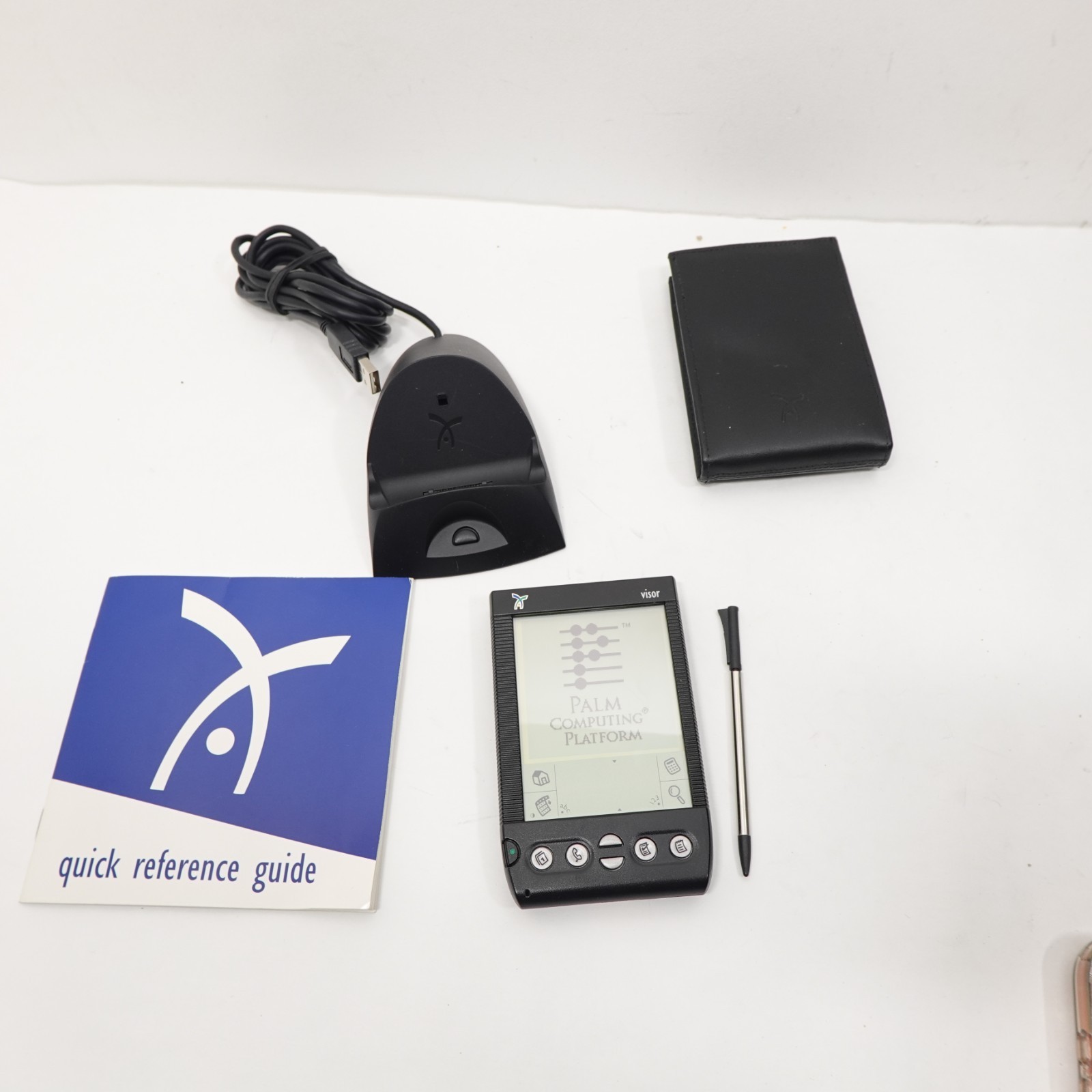 Handspring Visor Deluxe Graphite Handheld Computer w/ Accessories