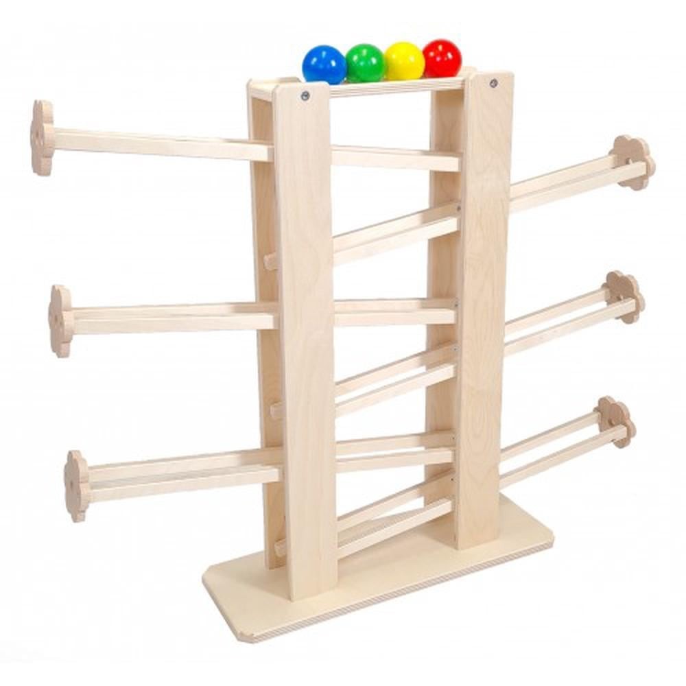 Wooden Giant Marble Run (Brights and Natural) - Hess-Spielzeug