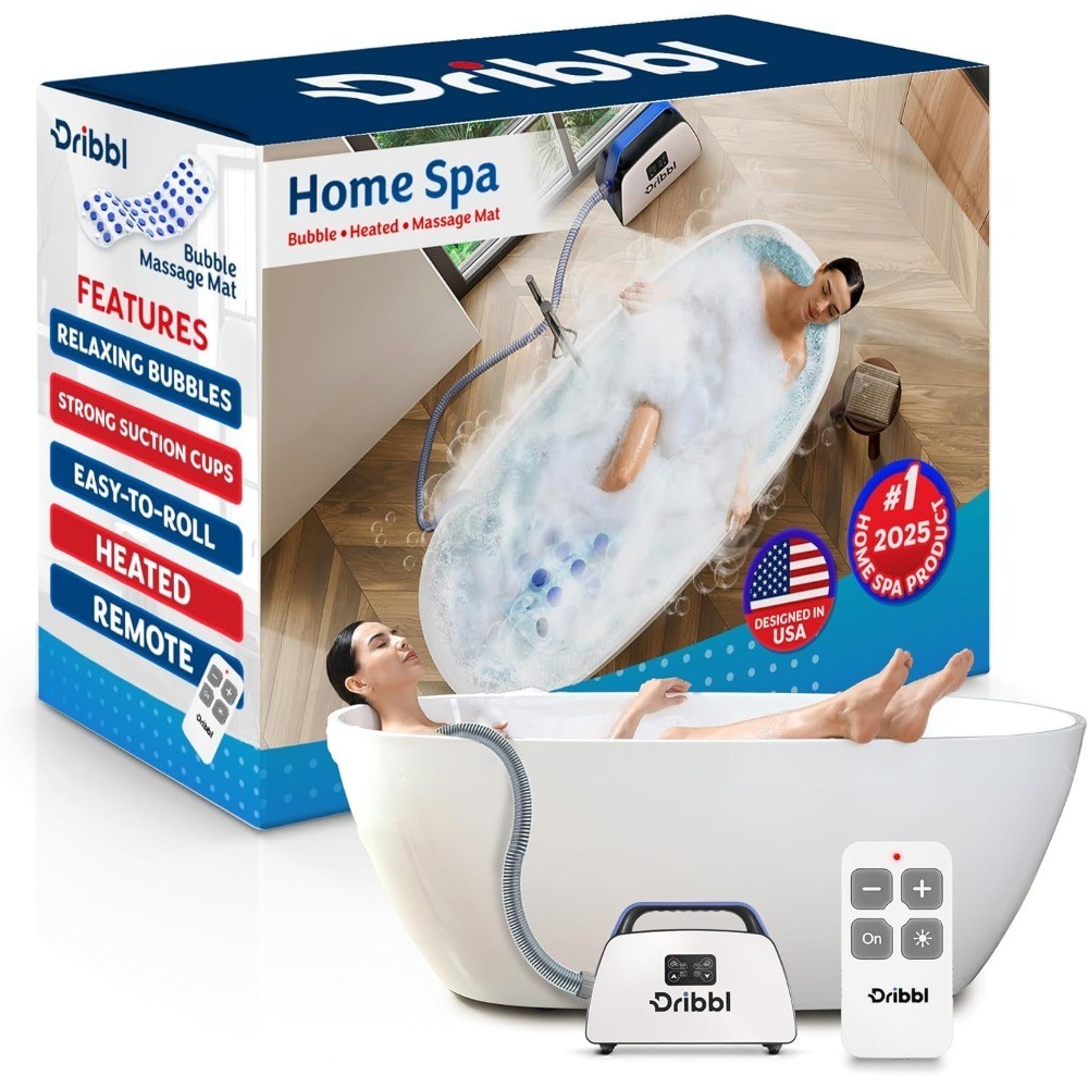  Electric Bubble Massage Bathtub Mat – Non-Slip Full-Body Waterproof Hot Tub