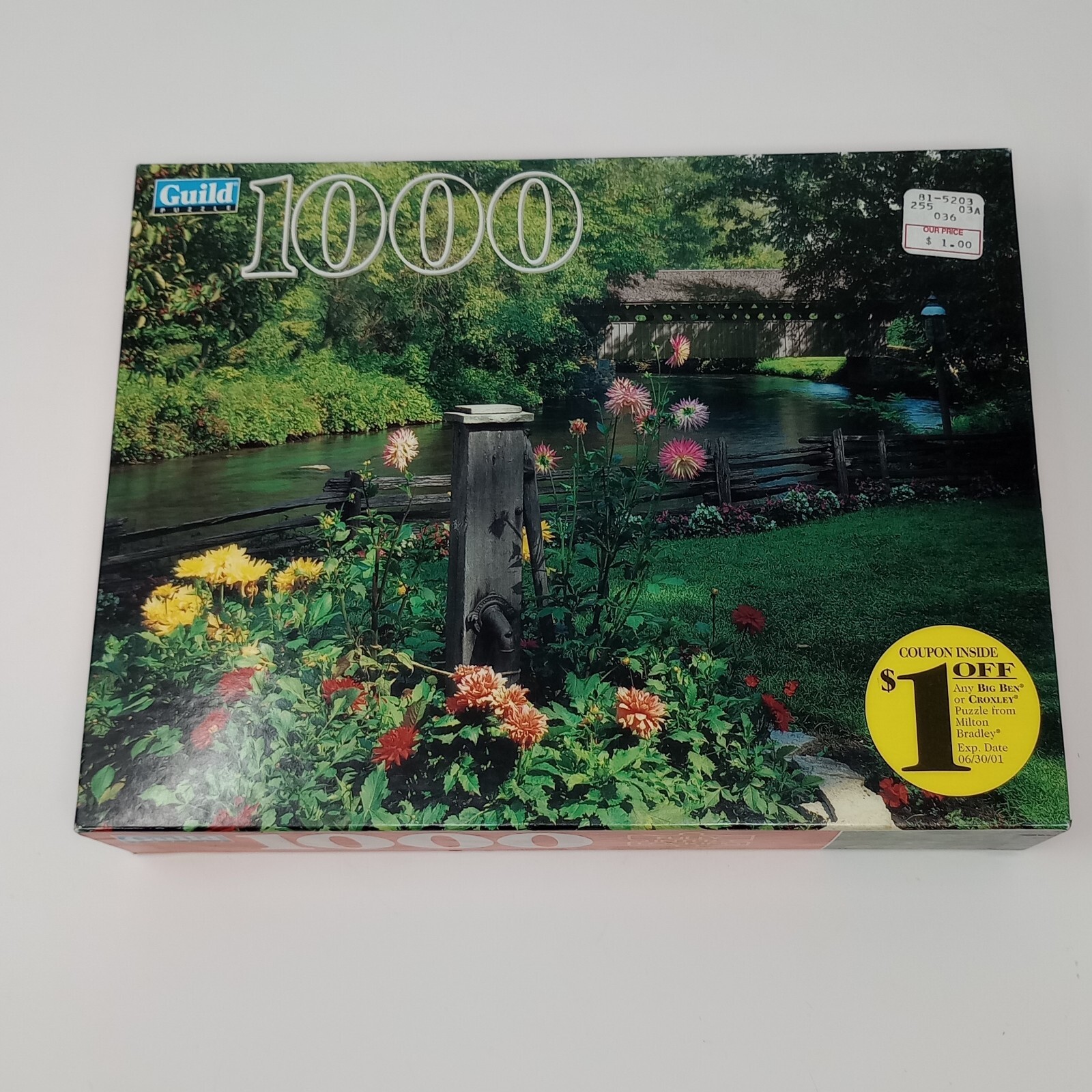 Guild Old Oaken Pump Waupaca County, WI 1000 PC Puzzle Made USA Vintage New