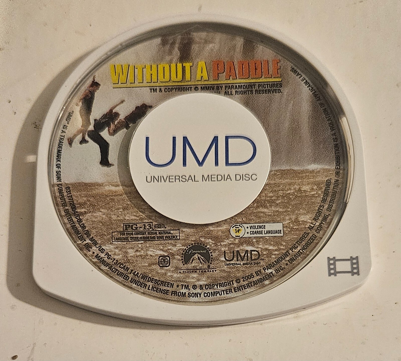 Sony PSP Without A Paddle UMD Psp 2005 Disc Only