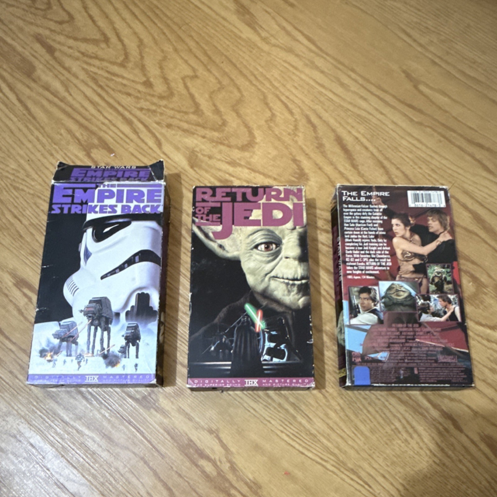 Star Wars THX Digitally Mastered VHS: Empire Strikes Back & Return of the Jedi