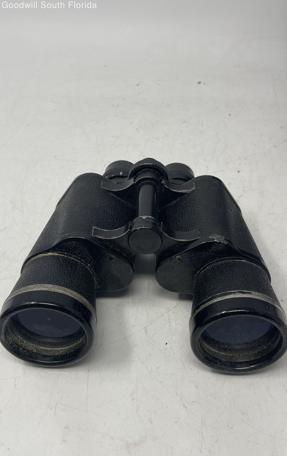 Asahi Pentax Black Coated Optics 7x50 Prism Compact Binoculars Damaged Case