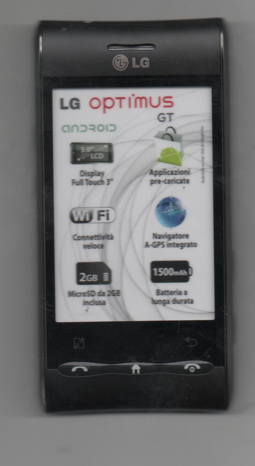 FAKE SHOWCASE PHONE - DUMMY - LG OPTIMUS GT (IS NOT A PHONE)