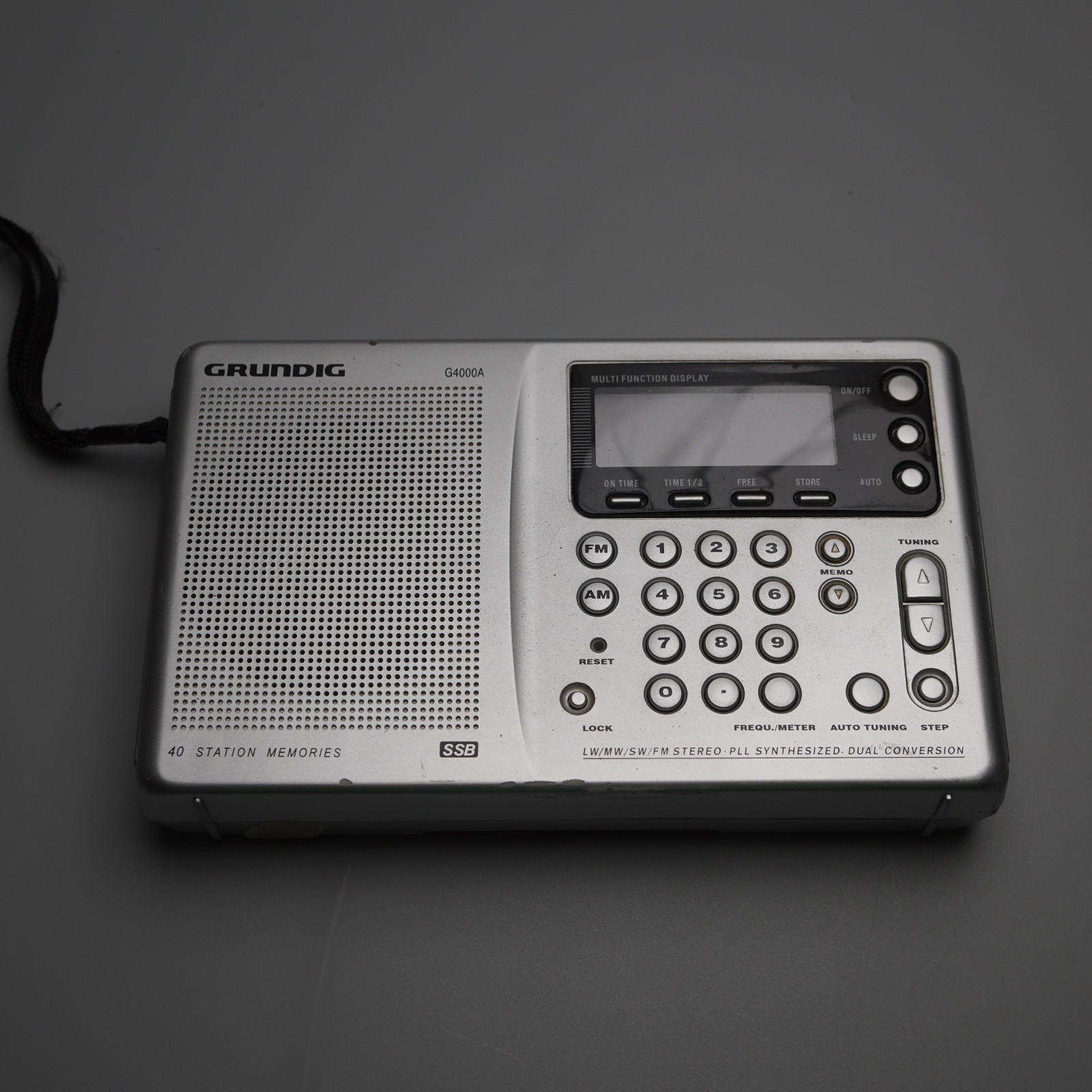 Grundig G4000A QSL Card Radio Memorabilia Collectible Shortwave Receiver