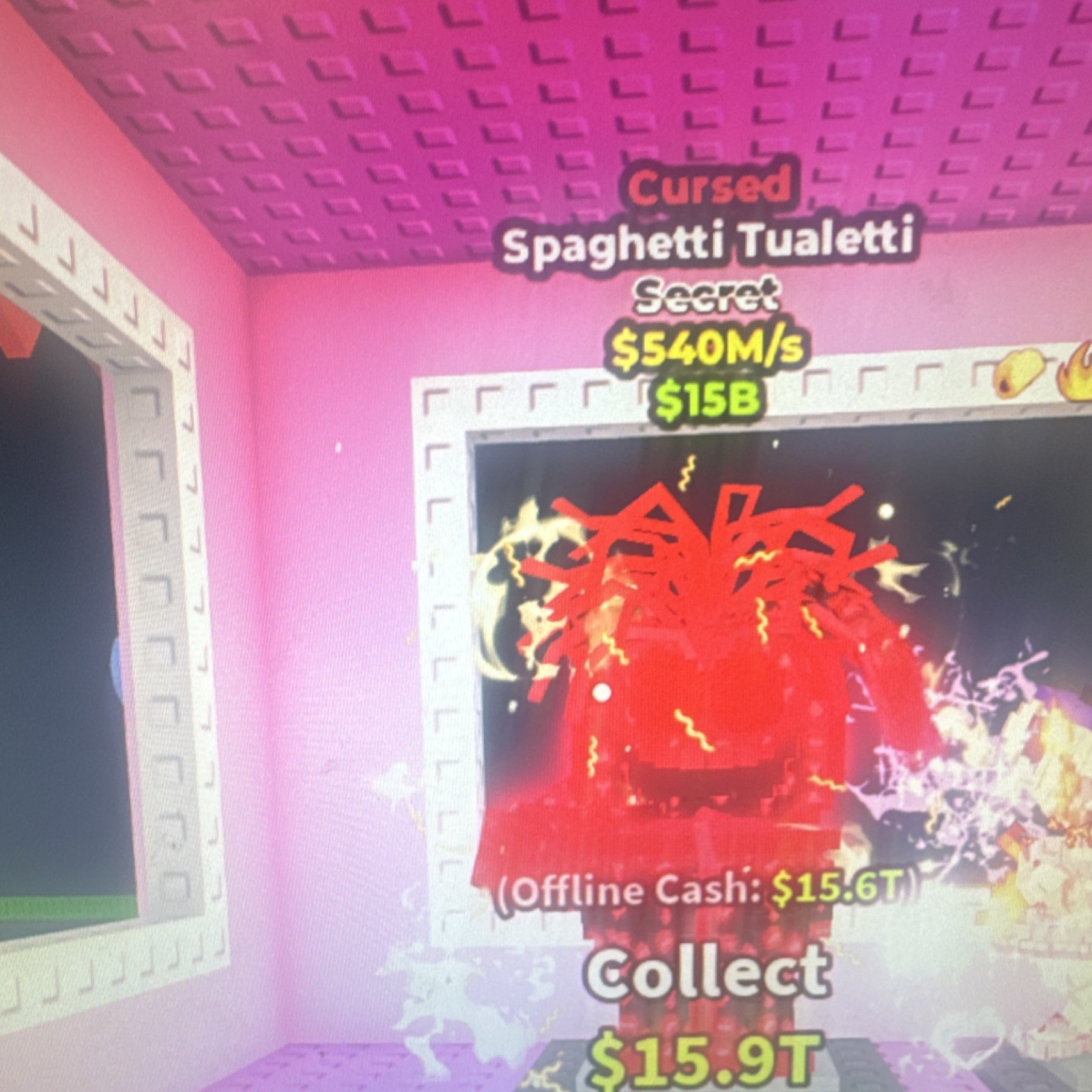 Spaghetti Tualetti Cursed Secret Game Item Asset Virtual Collectible