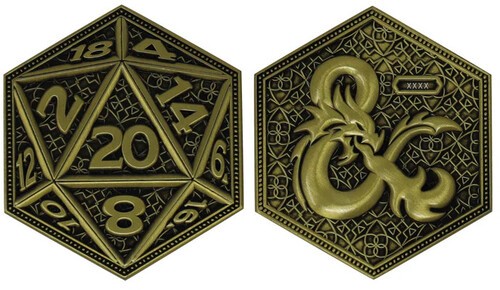 Dungeons & Dragons - Limited Edition Coin - Dice / Ampersand [New Toy] Collect