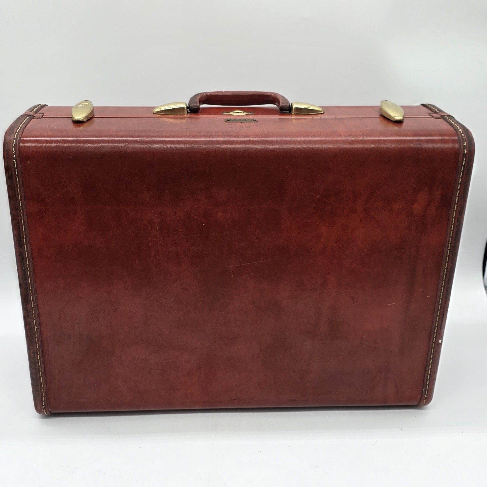 Vtg  21” Samsonite 4951 Luggage Suitcase Shwayder Bros Denver Colorado No Key