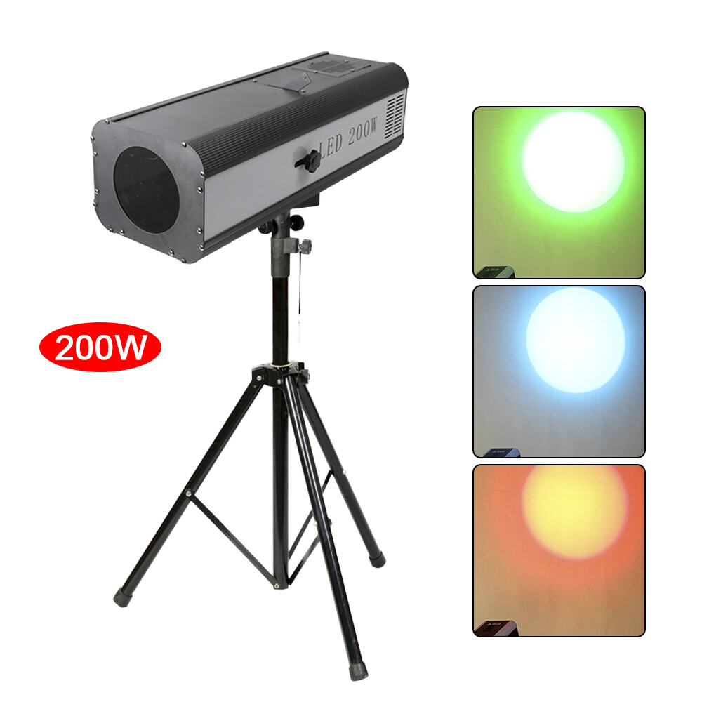 LED Follow Spot Light DJ Party Theater Disco Stage Spotlight Manual Control