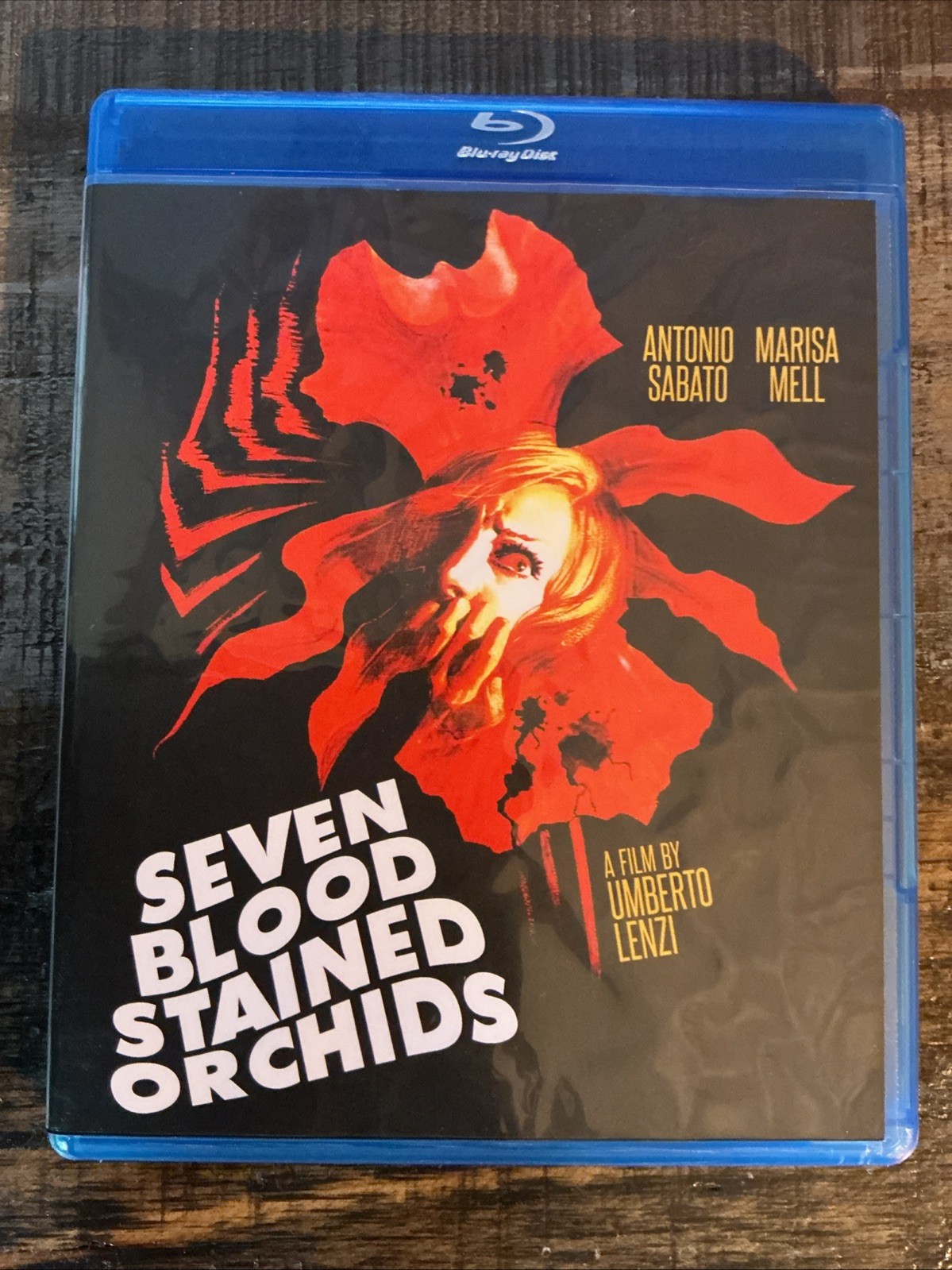 Seven Blood-Stained Orchids (Blu-ray, 1972) Code Red Horror Giallo