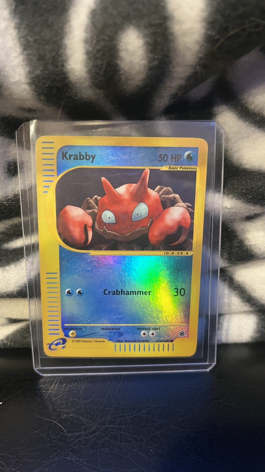 Krabby 115/165 Expedition Base Set Reverse Holo NM/Never Played