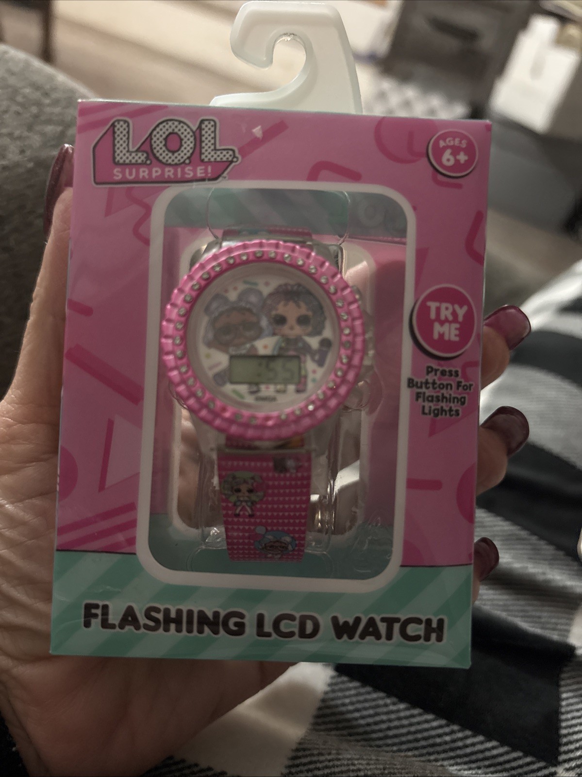 LOL Surprise Flashing LCD Kids Digital Watch Girls