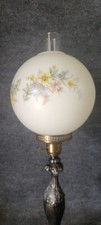 Vintage GWTW Bradley Hubbard Floral Decorated Parlor Lamp