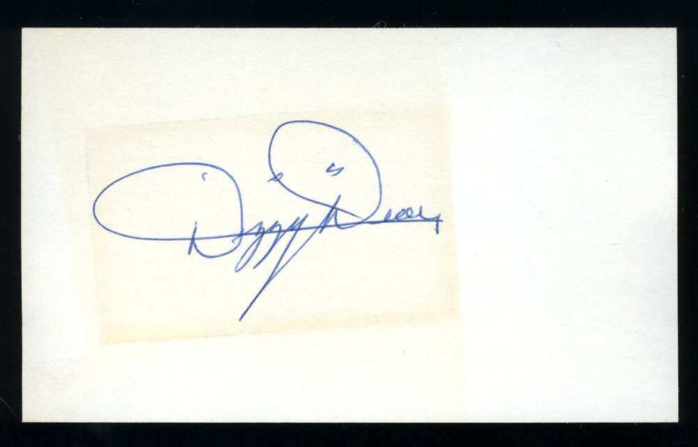 Dizzy Dean JSA Coa Signed 3x5 Index Card Autograph
