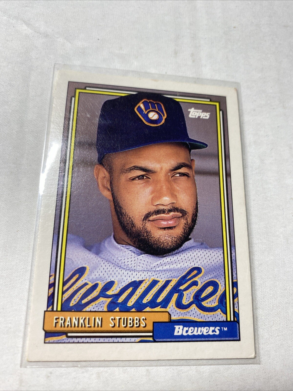  FRANKLIN STUBBS   BASEBALL CARD SPORTSCARD 1992 TOPPS 329
