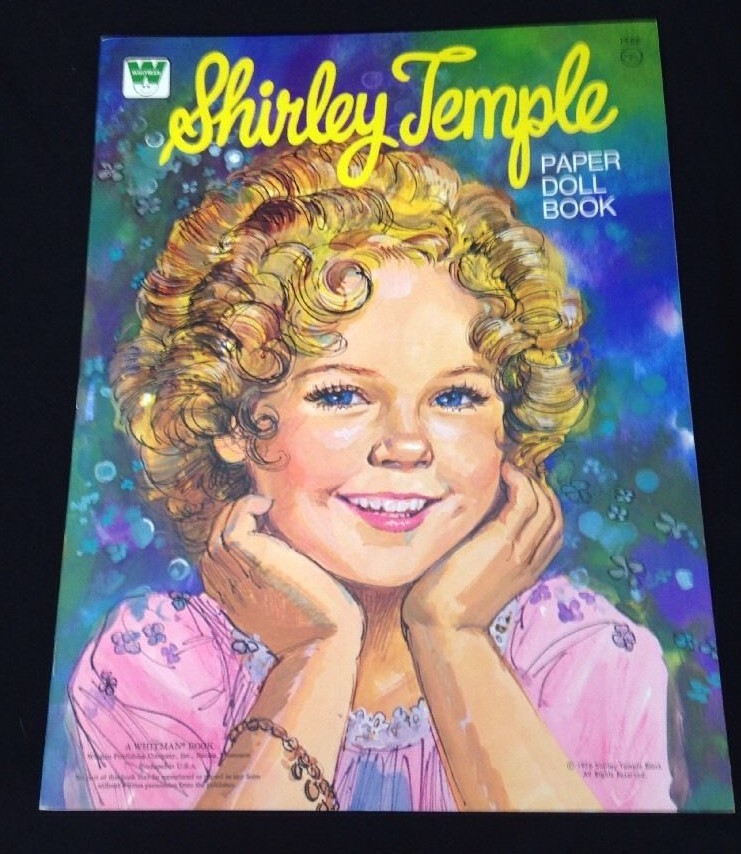 Vintage 1976 Whitman Original Shirley Temple Movie Star Paper Doll Book Uncut