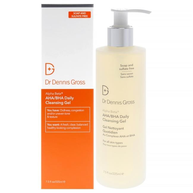 Dr. Dennis Gross I0133780 7.5 oz Alpha Beta AHA-BHA Daily Cleansing Gel