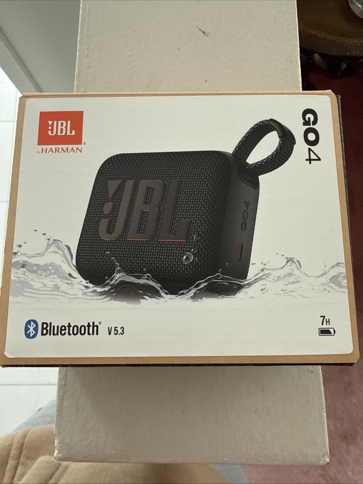 JBL GO4 Portable Wireless Bluetooth Speaker - Waterproof - Black - New/Sealed