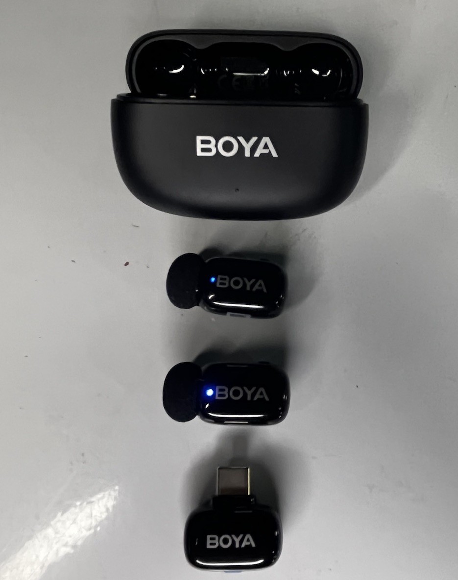 BOYA Mini 2 Wireless Lavalier Microphones for Iphone 15/16/17 & Android, AI Nois