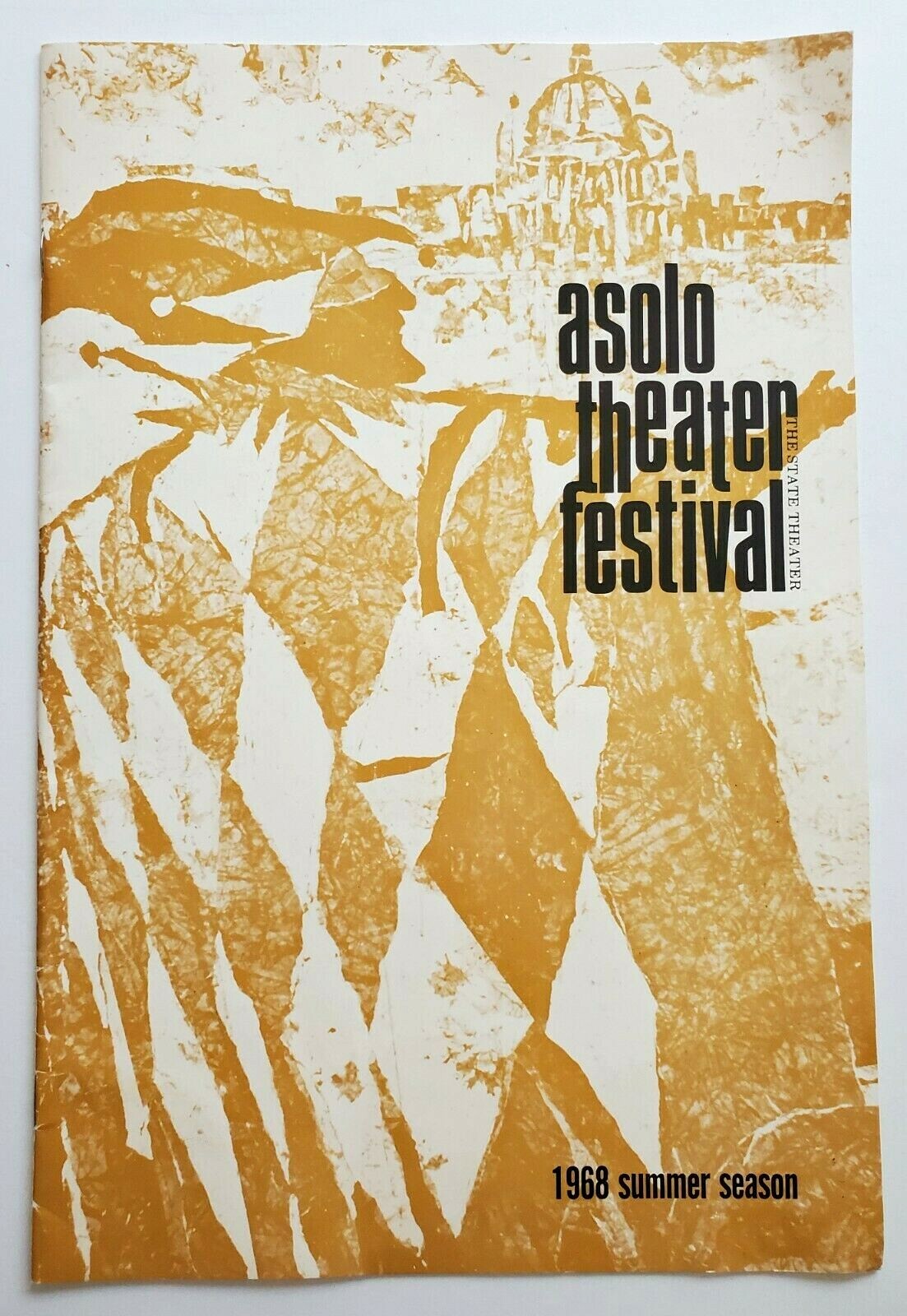 Asolo Theater Festival Souvenir Program Summer 1968 Antigone Dream Alchemist FL