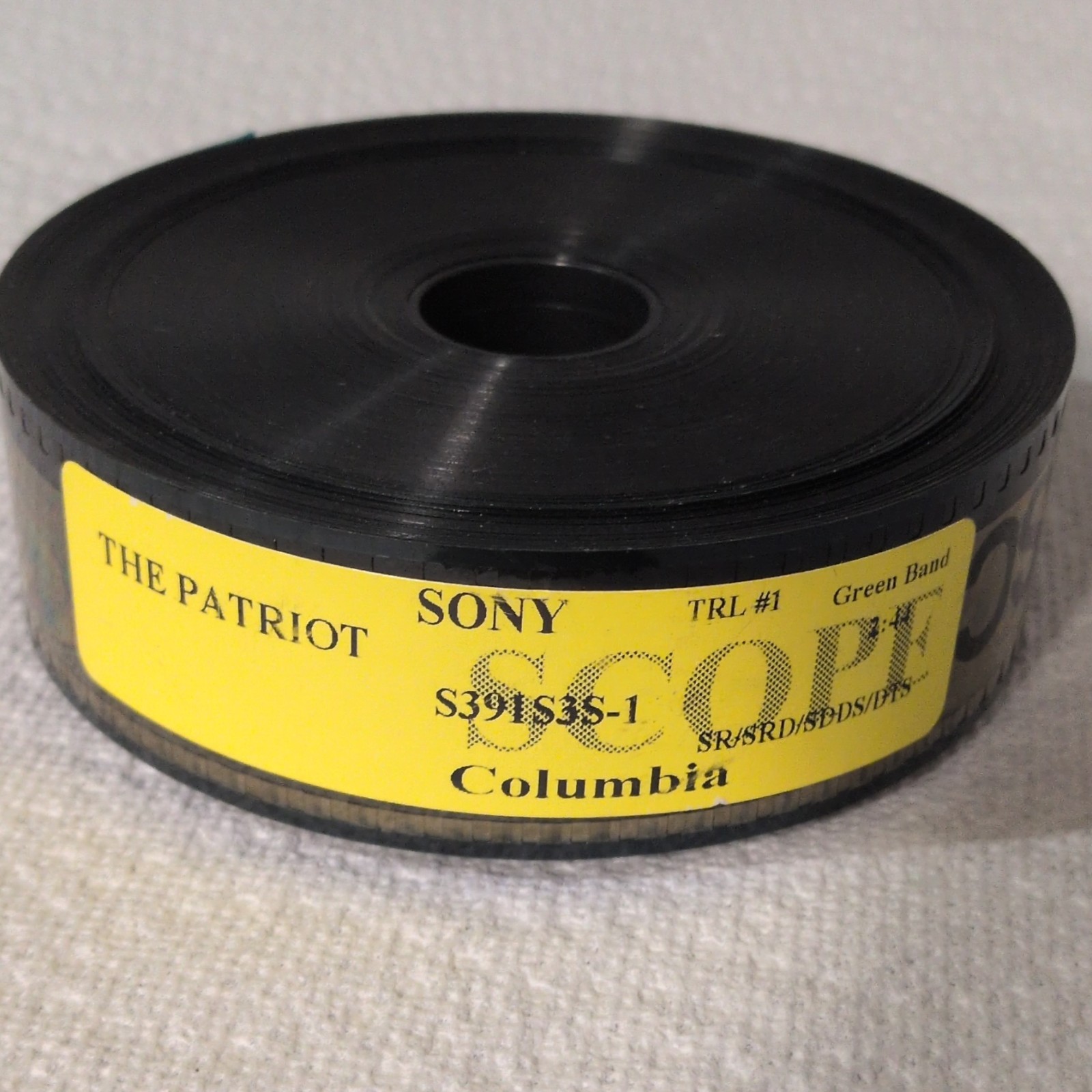 Vintage 2000 Sony Columbia 35mm Film trailer Reel Green Band "The Patriot"