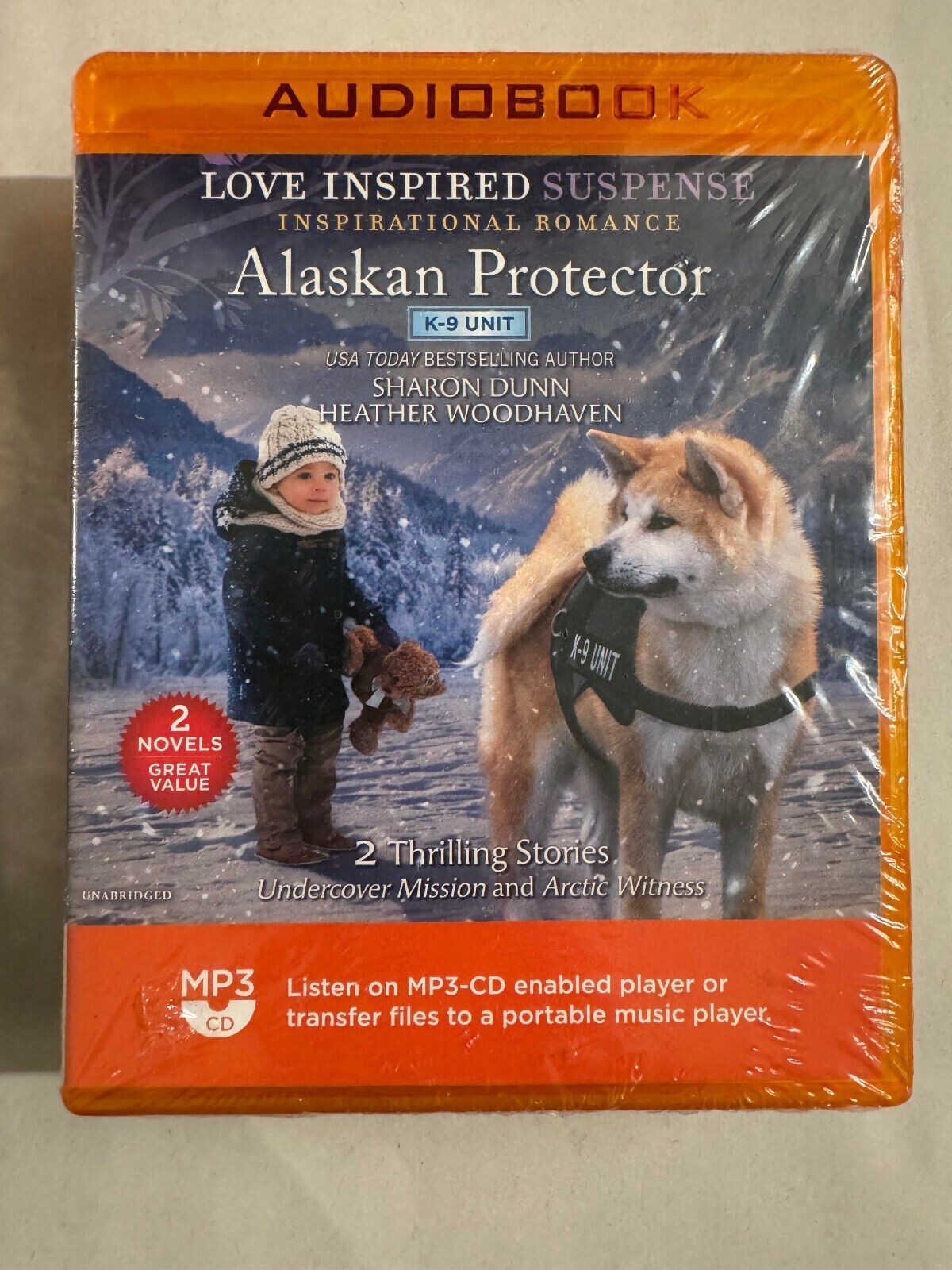 SHARON DUNN / HEATHER WOODHAVEN - UNDERCOVER MISSION / ARCTIC WITNESS MP3 CD NEW