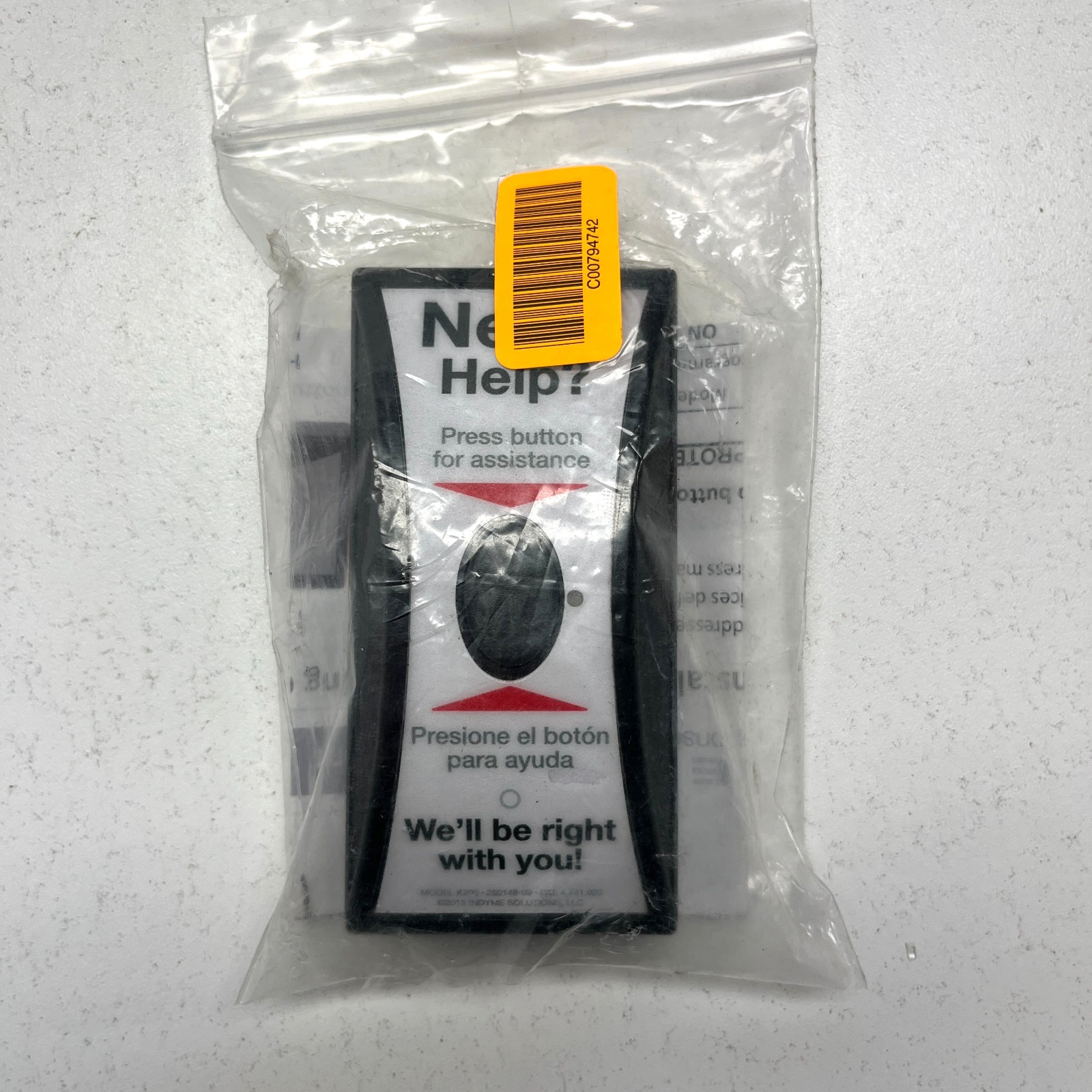 K209 260148-09 CB442A NEED HELP? WE'LL BE RIGHT WITH YOU! BUTTON