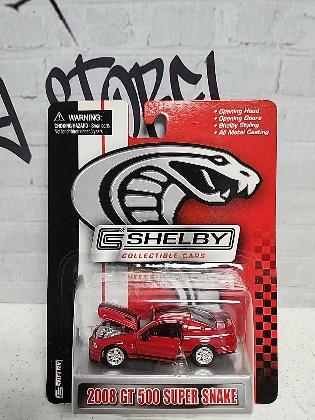 2010 Shelby Collectibles 2008 GT 500 Super Snake 1:64 Diecast