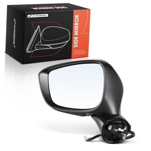  Driver Side Power Door Mirror Compatible with Mazda CX Left Driver Side Black