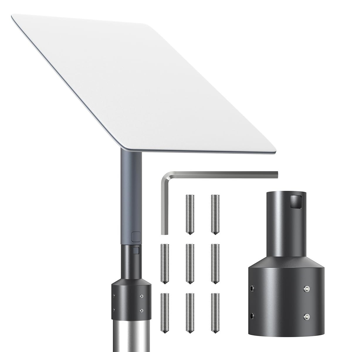 Pole Mount,Pipe Adapter,Aluminum Mounting Kit for Starlink V2 TV Masts and Sa...