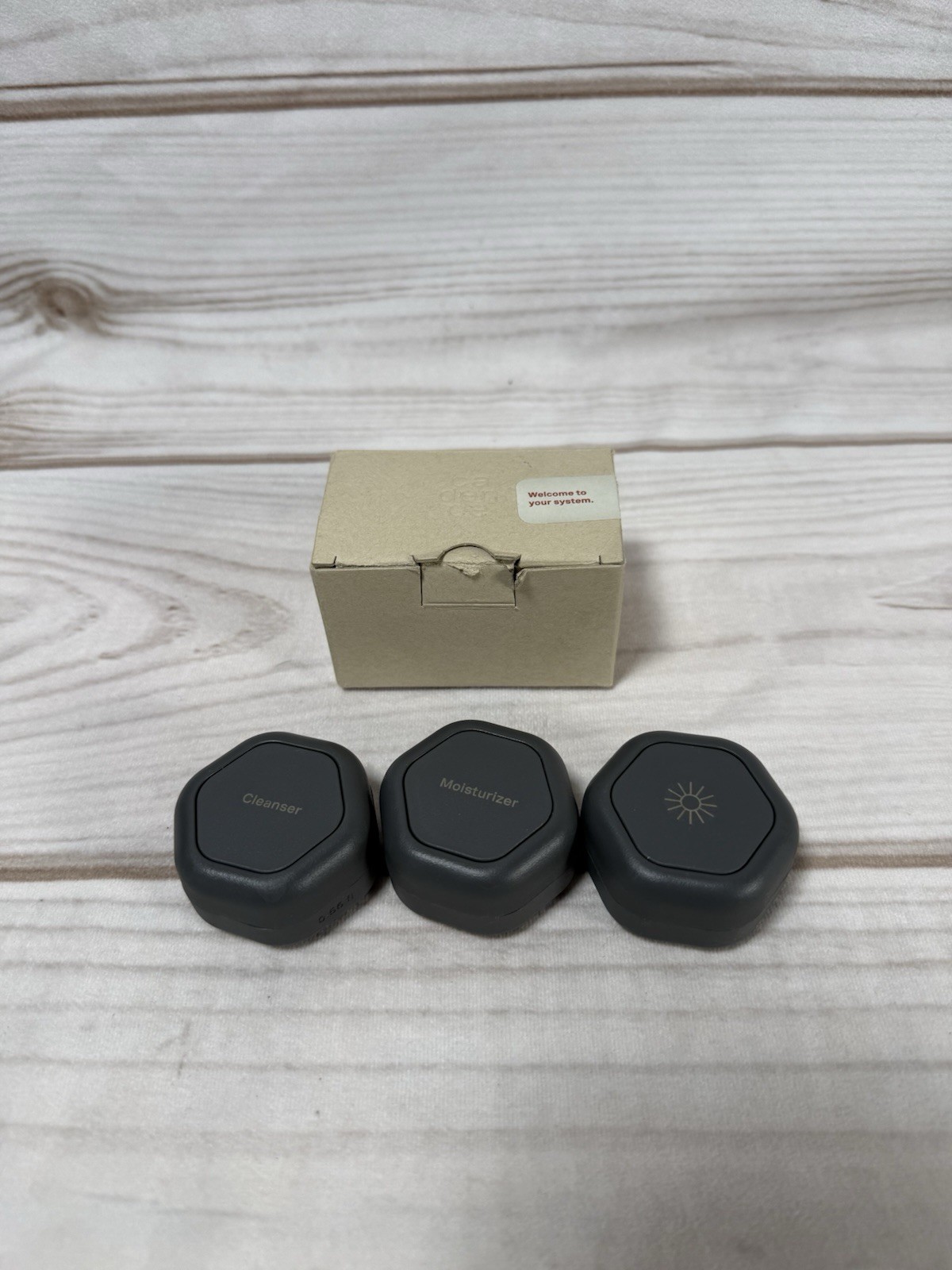 Cadence Travel Capsules Starter Set Trio Charcoal .56 Of Oz Set Of 3 New In Box