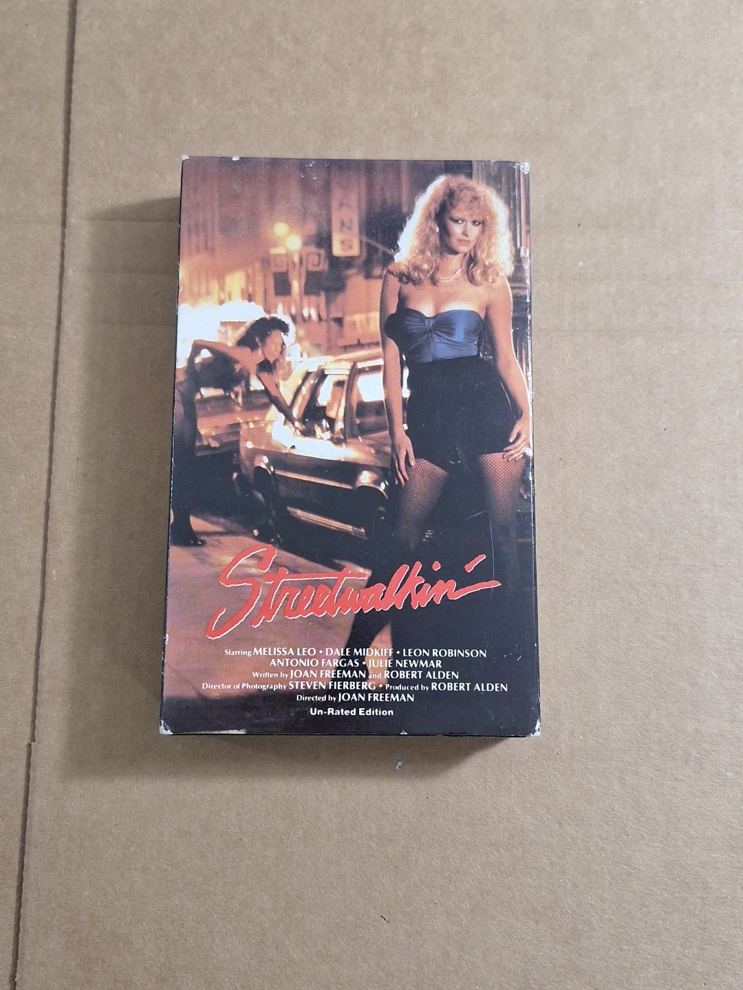 Streetwalkin’ Betamax NOT VHS Beta Vestron Video Sleazy Action 1986 Roger Corman