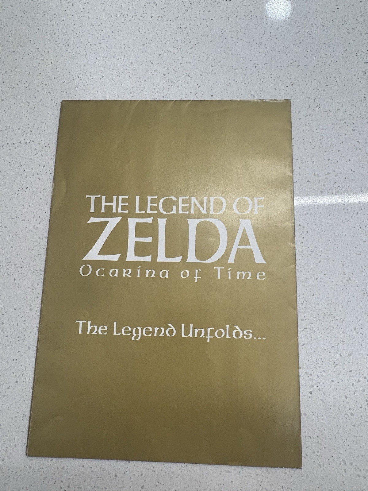 The Legend of Zelda Ocarina of Time Nintendo Power N64 Foldable Promo Poster ‘98