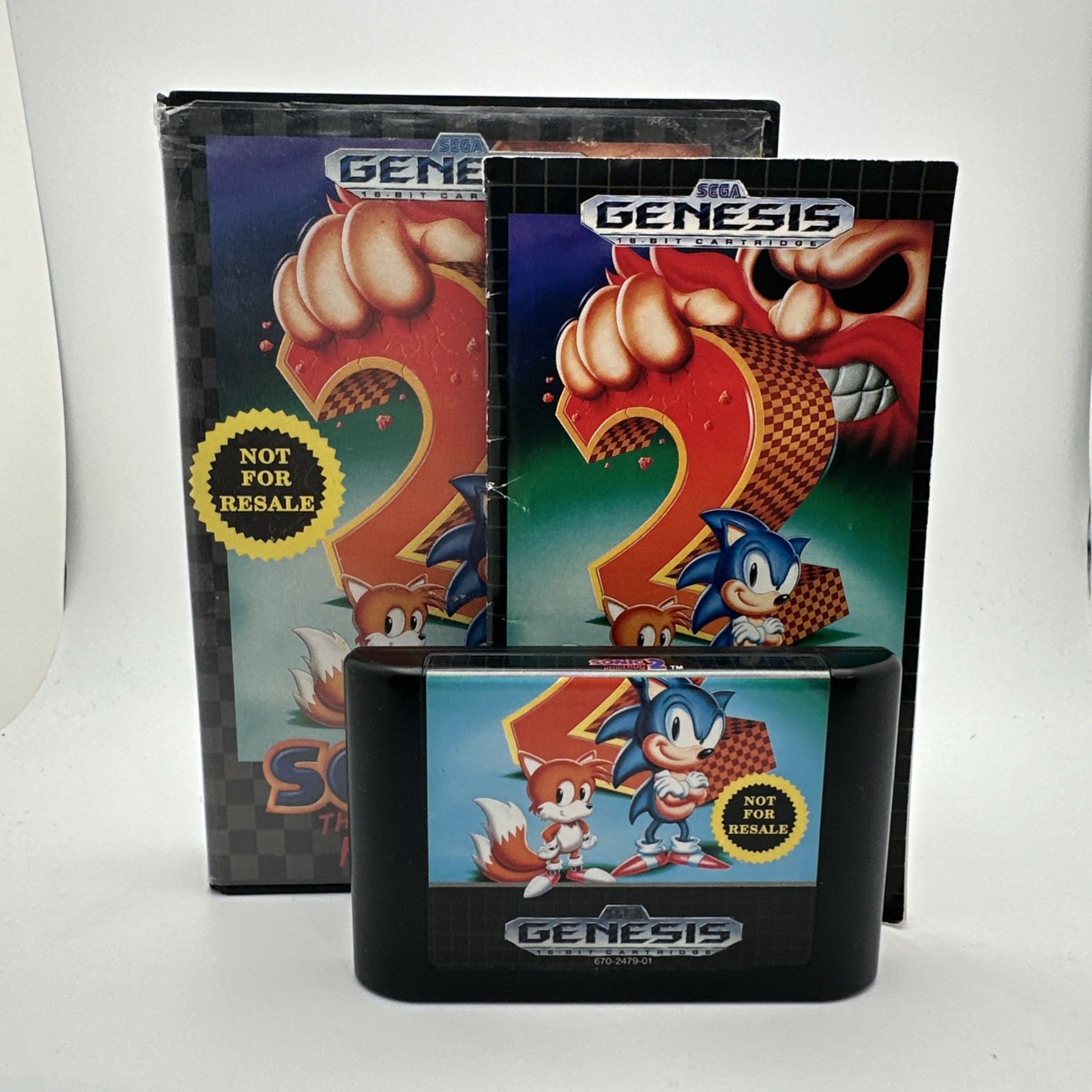 SEGA GENESIS - Sonic the Hedgehog 2 - CIB - TESTED