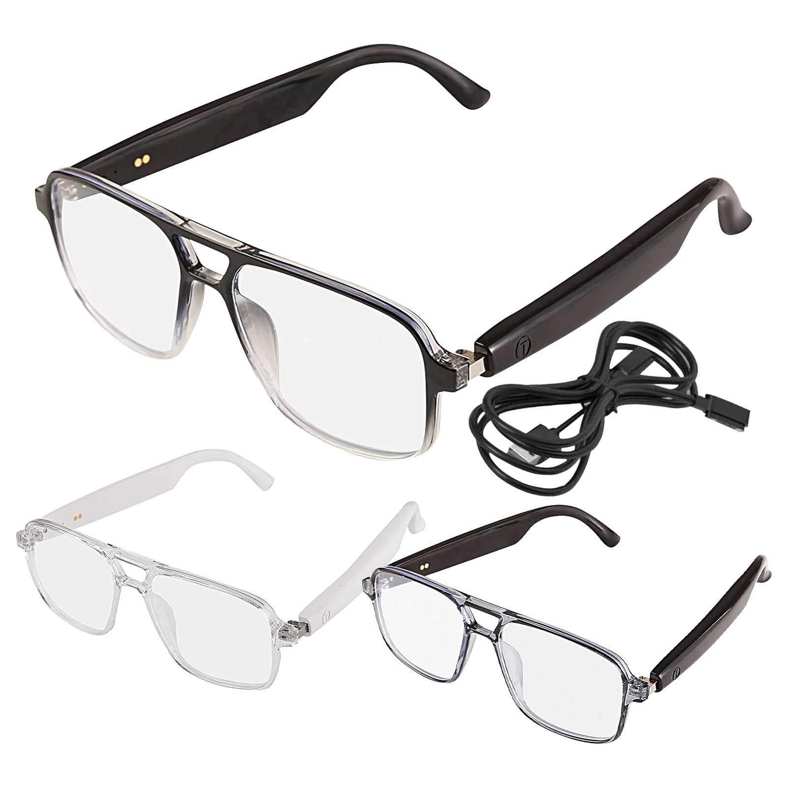 1x AI Translator Smart Glasses Wireless Bluetooth Real-Time Translation Glasses