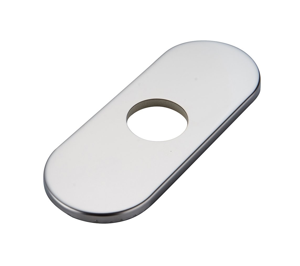 6 Inch Bathroom Vessel Vanity Sink Faucet 4" Hole Cover Deck Plate Escutcheon...