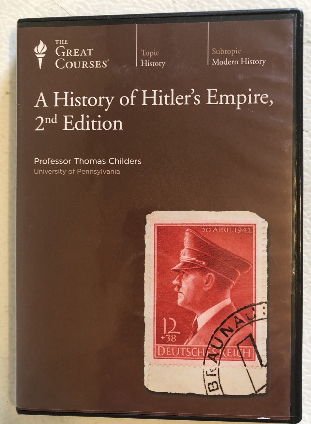 The Great Courses A History of Hitler's Empire 6 CD Disc Set 2001 By Childers