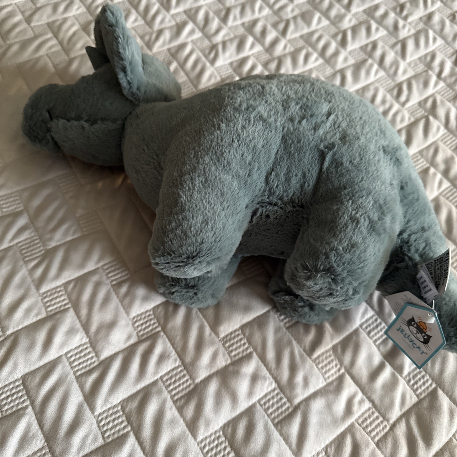 Retired! Jellycat Fossilly Triceratops NWT Plush Medium Dinosaur Collection HTF